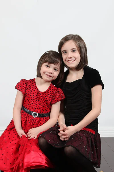 Little girls posing — Stock Photo, Image