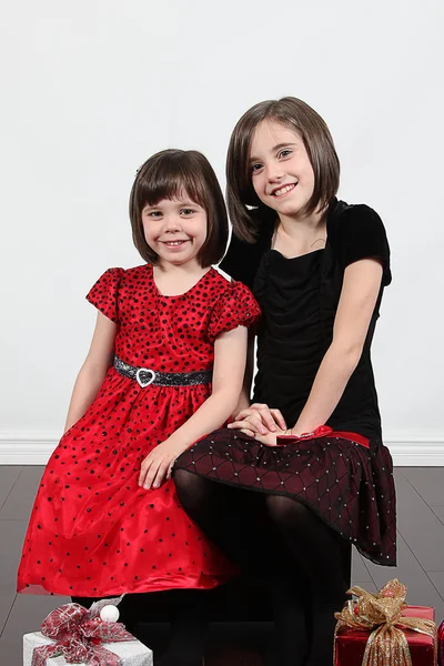 Little girls posing — Stock Photo, Image