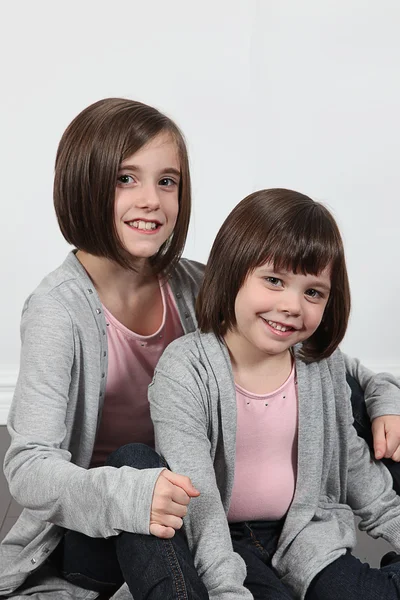 Little girls posing — Stock Photo, Image