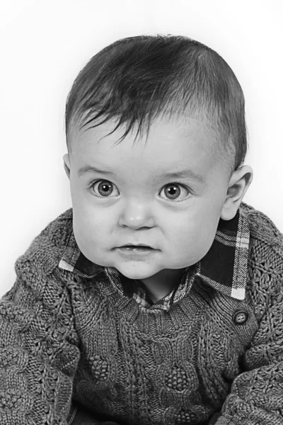 Baby boy posing for camera — Stock Photo, Image