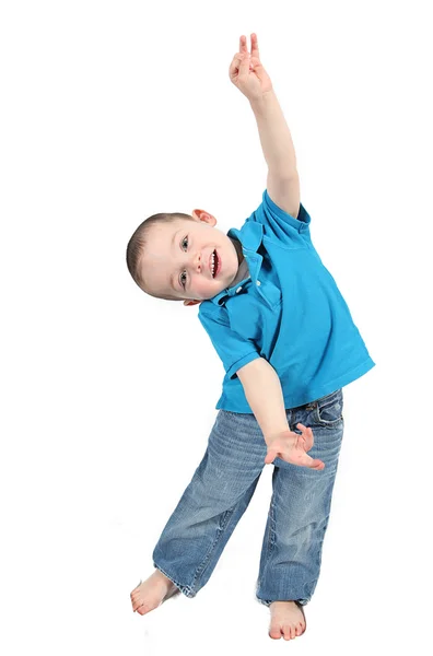 Cute little boy posing — Stock Photo, Image