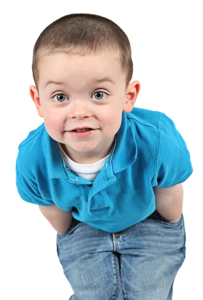 Menino posando para câmera — Fotografia de Stock