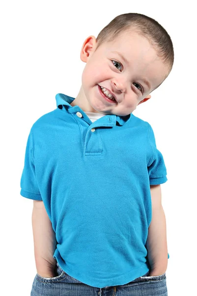 Baby boy posing for camera — Stock Photo, Image