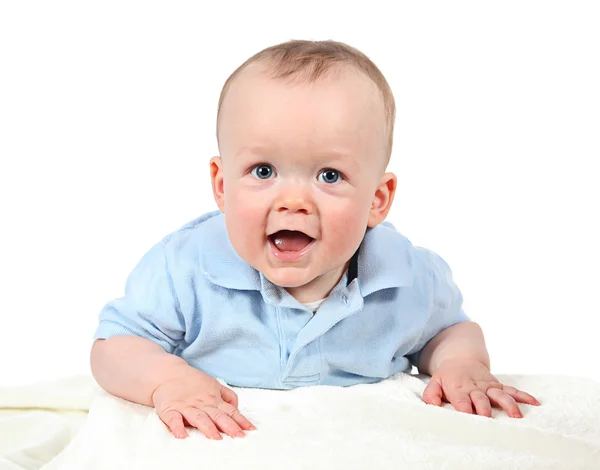 Menino posando para câmera — Fotografia de Stock