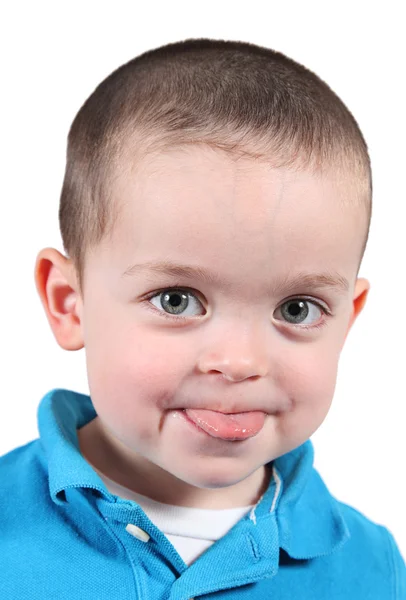 Baby boy posing for camera — Stock Photo, Image