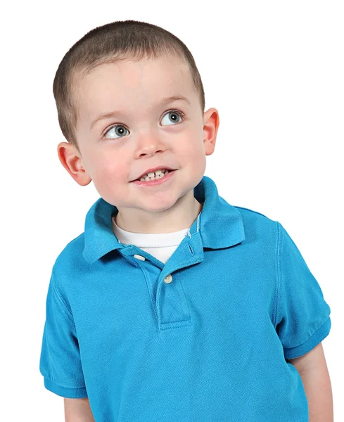 Baby boy posing for camera — Stock Photo, Image