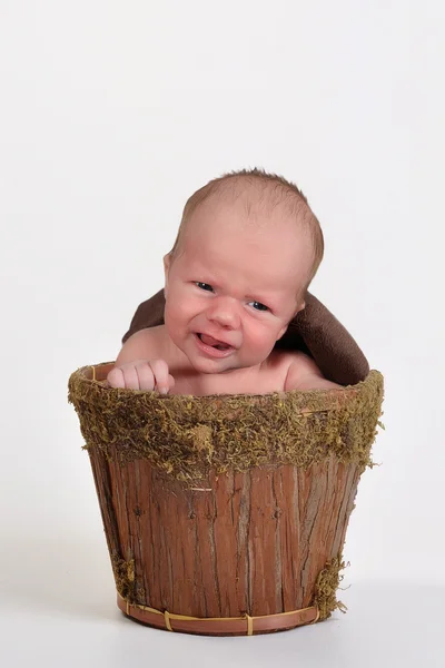 Newborn crying — Stock Photo, Image