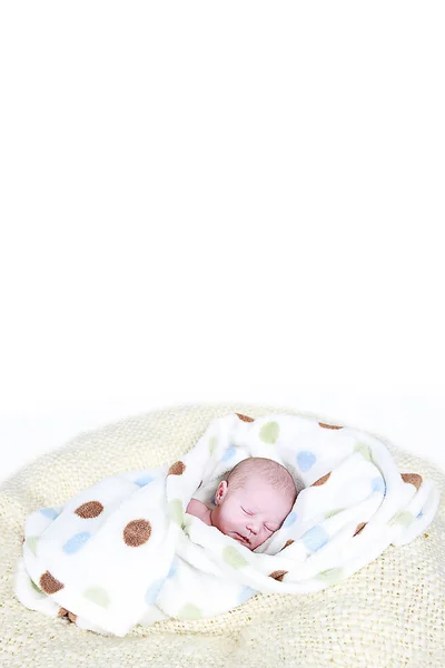 Newborn Baby sleeping in blanket — Stock Photo, Image