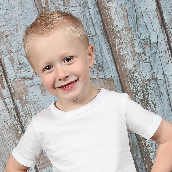 Little boy posing in studio — Stock Photo, Image