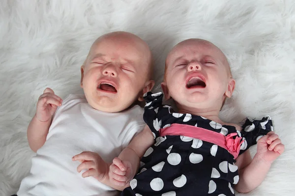 Bebés chorões — Fotografia de Stock