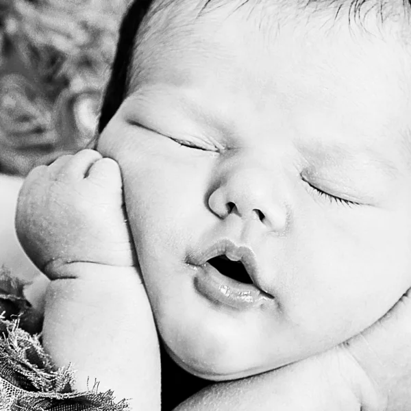 Entzückende Baby Mädchen Nahaufnahme — Stockfoto