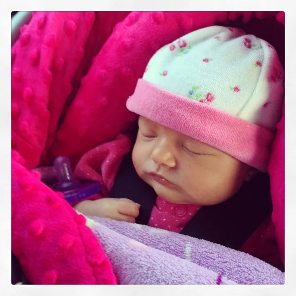 Adorable baby girl closeup — Φωτογραφία Αρχείου