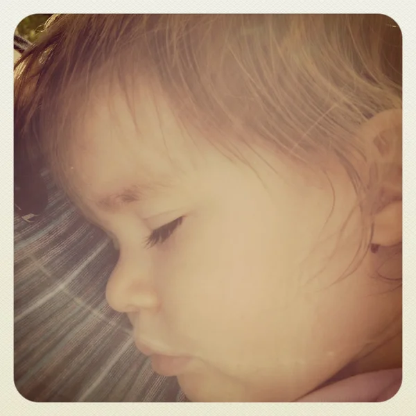 Sladké dítě spí — Stock fotografie