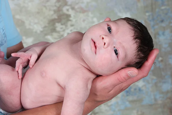 Baby close up in mother's Hand — Stock Photo, Image