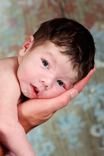 Baby close up in mother's Hand — Stock Photo, Image