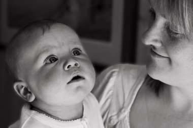 Anne ve oğul birlikte