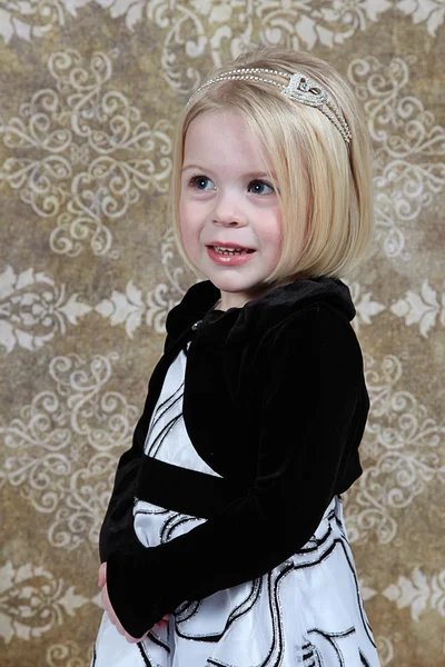 Beautiful Little Girl Posing in Studio — Stock Photo, Image