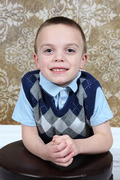 Cute little baby boy posing — Stock Photo, Image