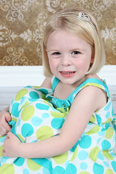 Beautiful Little Girl Posing in Studio — Stock Photo, Image