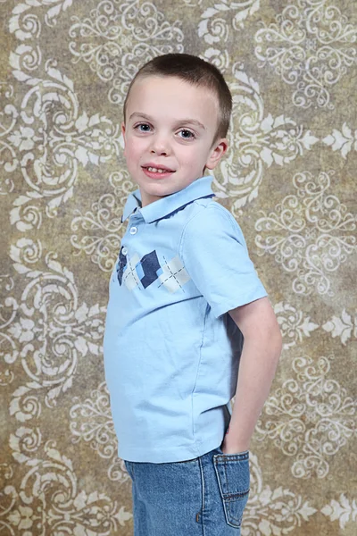 Cute little baby boy posing — Stock Photo, Image