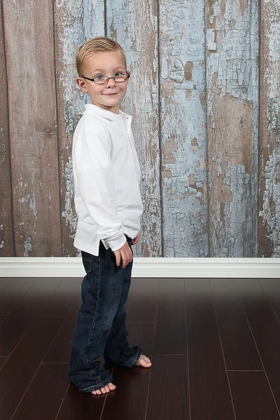 Cute little boy posing — Stock Photo, Image