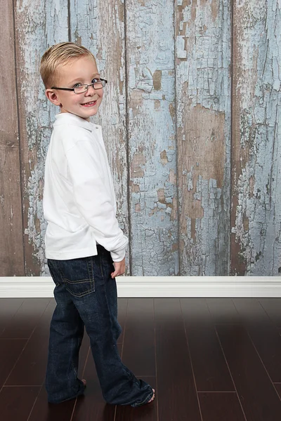 Cute little boy posing — Stock Photo, Image