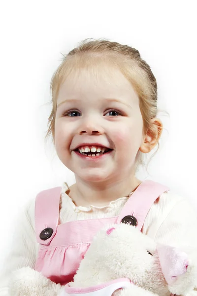 Adorable little girl smiling — Stock Photo, Image