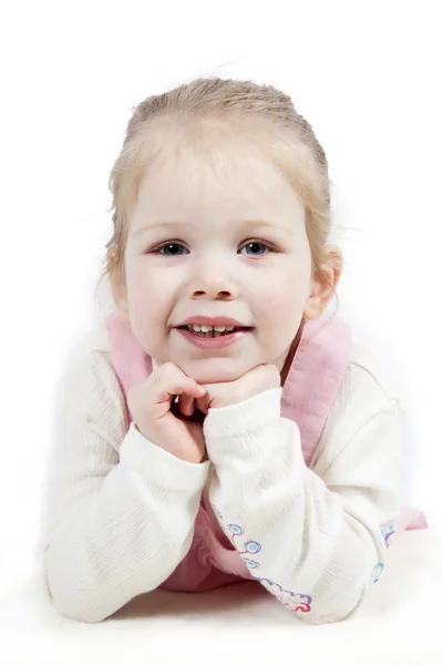 Adorable niña sonriendo — Foto de Stock