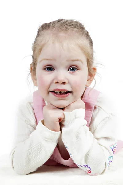 Adorável menina sorrindo — Fotografia de Stock