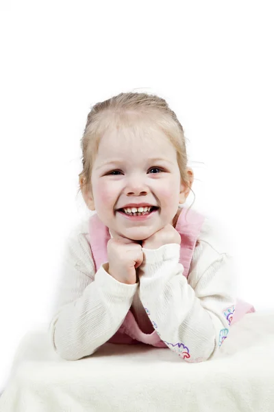 Adorable little girl smiling — Stock Photo, Image