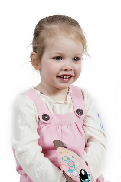 Adorable little girl smiling — Stock Photo, Image