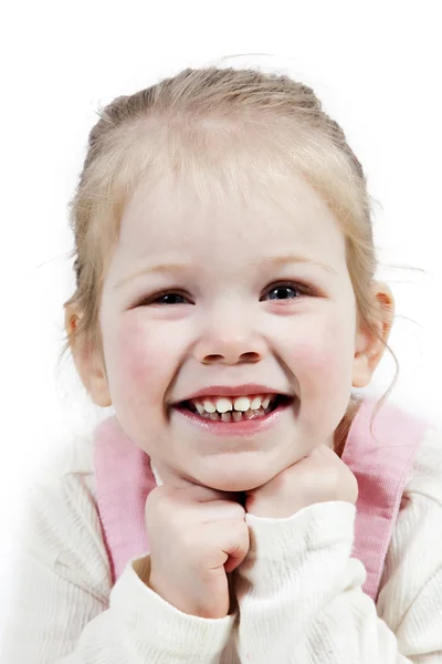 Adorable little girl smiling — Stock Photo, Image