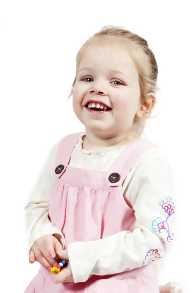 Adorable little girl smiling Stock Image