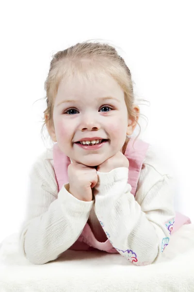 Adorabile bambina sorridente Foto Stock Royalty Free