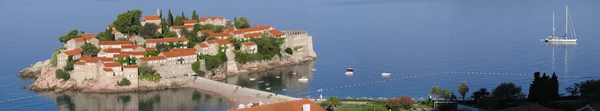 Sveti Stefan Adası. Karadağ — Stok fotoğraf