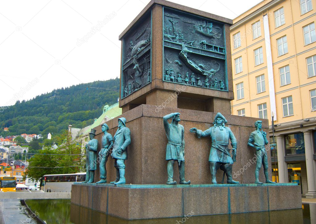 Sailor's Monument in Bergen, Norway