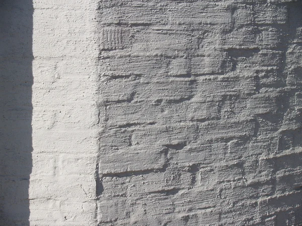 White Plastered bricks — Stock Photo, Image