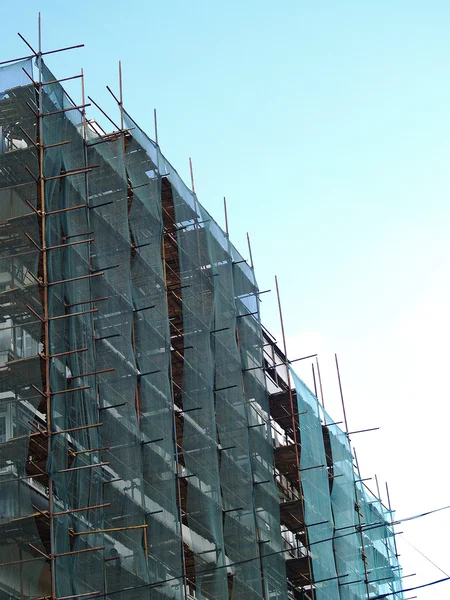 Scaffold on the construction site — Stock Photo, Image