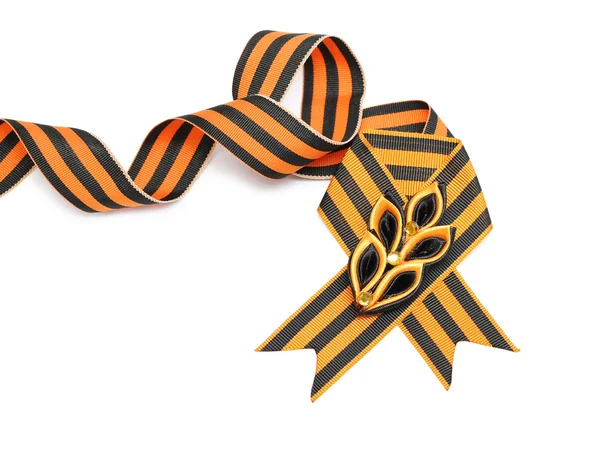 St. George Ribbon - symbool van Russische militaire dapperheid. — Stockfoto