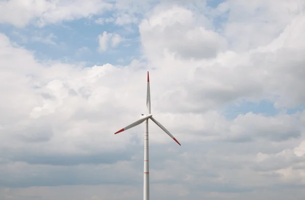 Wind turbine generating electricity Stock Photo