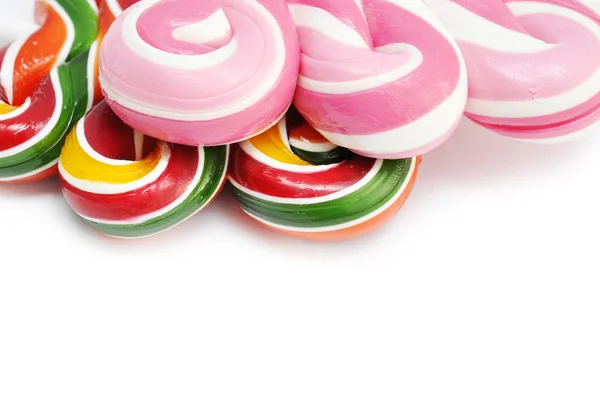 Färgglada candy lollipop — Stockfoto