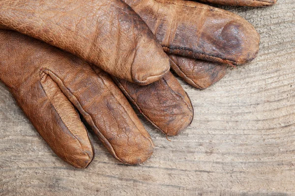 Old working gloves Stock Picture