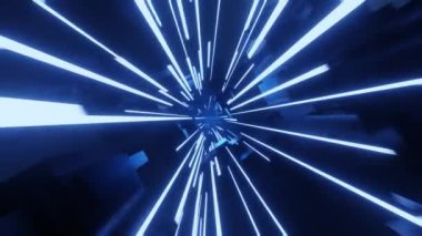 Tünelin arka planı. Geometrik şekiller