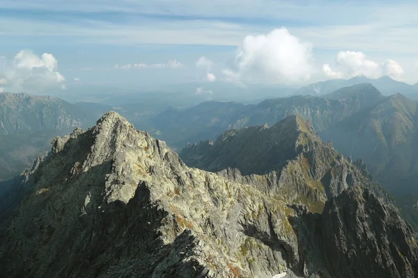 O pico mais alto das Montanhas Tatra — Fotografia de Stock