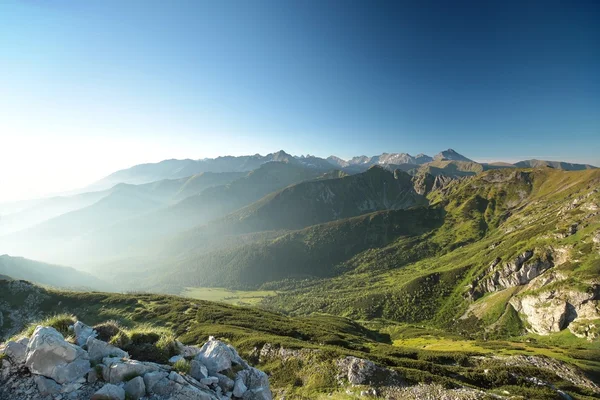 Şafak vakti Karpat Dağları — Stok fotoğraf