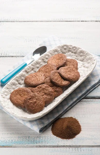 Homemade coffee cookie — Stock Photo, Image