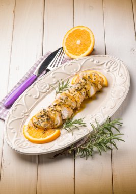 portakal soslu kızarmış et