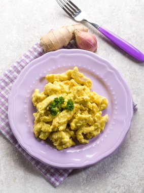 tavuk kanadı ile zencefil ile