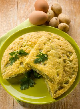 omlet patates ile