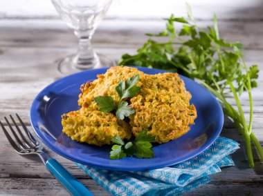 Rice maydanoz ile kroket
